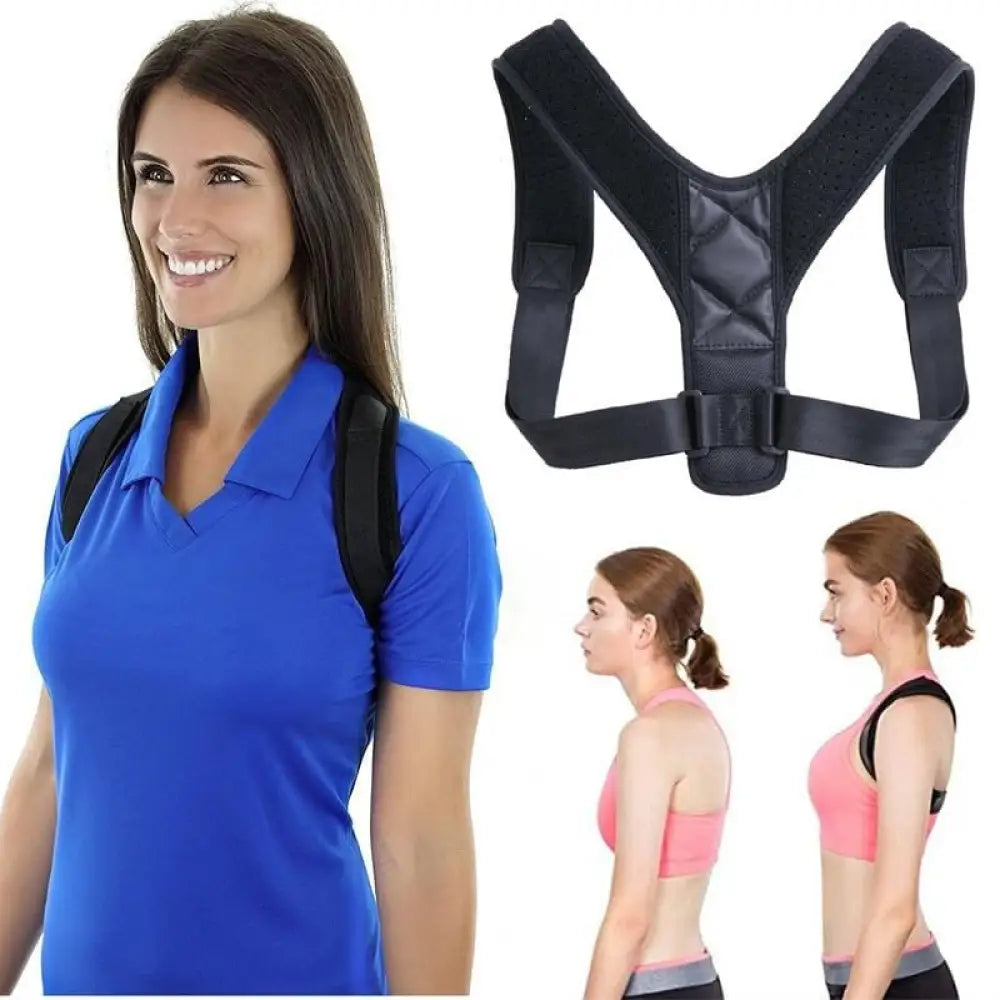 Unisex Adjustable Back Posture Corrector – M & L, Breathable