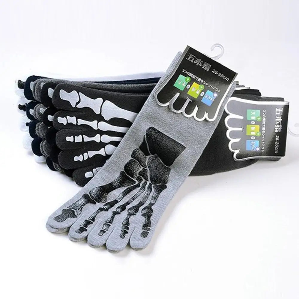 Unisex Ankle Bone Socks – Skeleton Print, 3 Colors