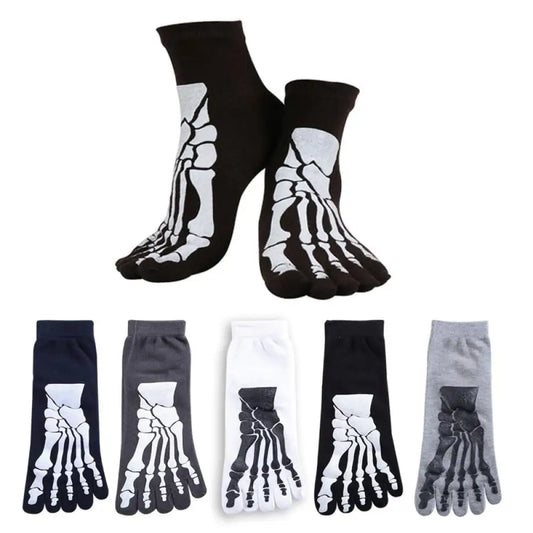 Unisex Ankle Bone Socks – Skeleton Print, 3 Colors
