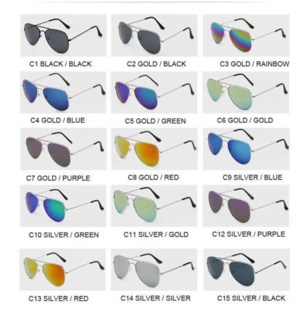 Unisex Polarized Sunglasses – UV400, Metal Frame, Lightweight