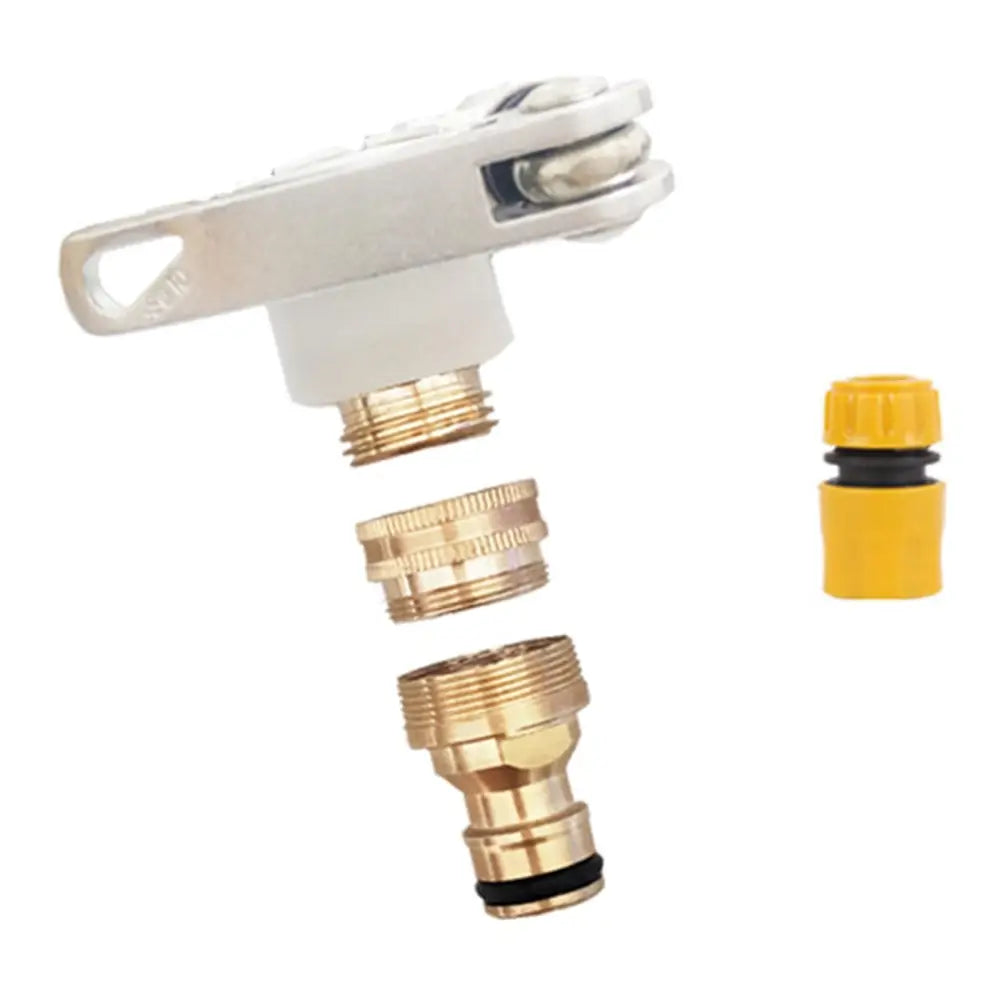 Universal 3-in-1 Brass Hose Tap Connector Leak-Proof Faucet Adapter Set