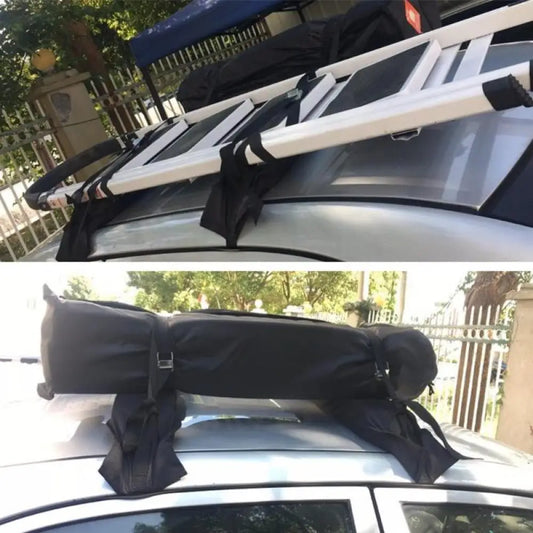 Universal Car Soft Roof Rack – 60kg, Foldable, No Tools