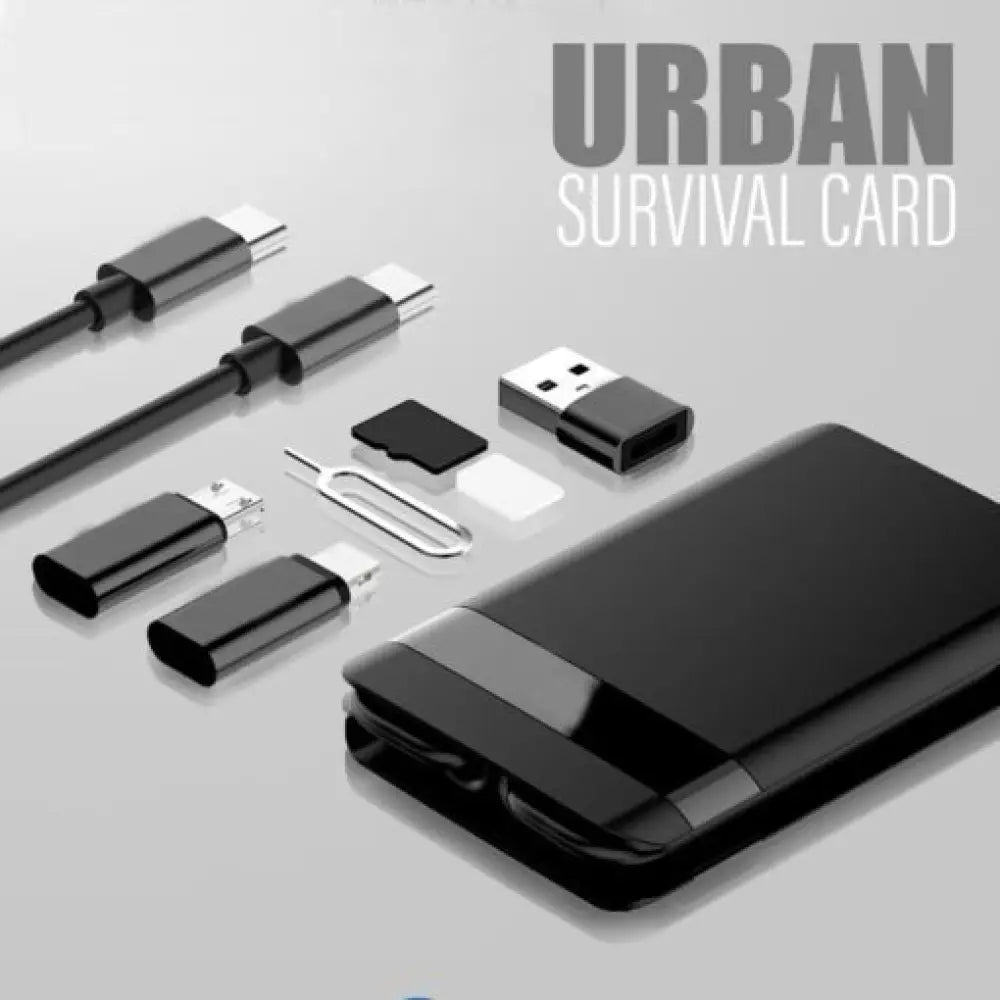 Universal Smart Adapter Card – 7-in-1 Credit Card Tech Kit