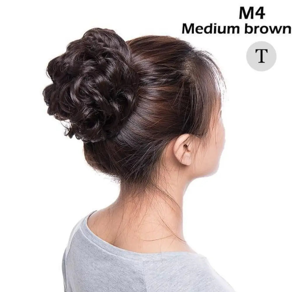 Updo Curly Bun Extension – Instant Volume Hair Piece