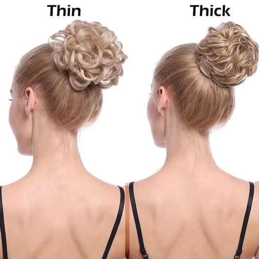 Updo Curly Bun Extension – Instant Volume Hair Piece