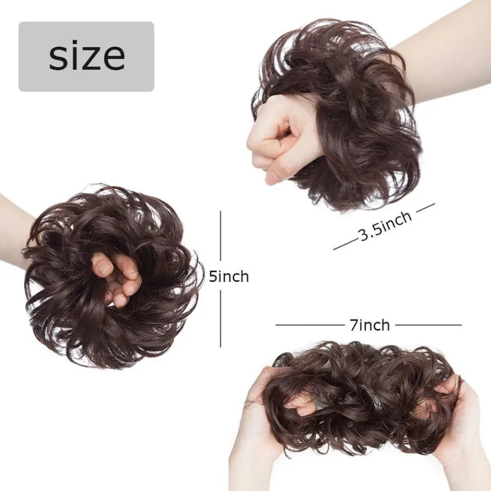 Updo Curly Bun Extension – Instant Volume Hair Piece