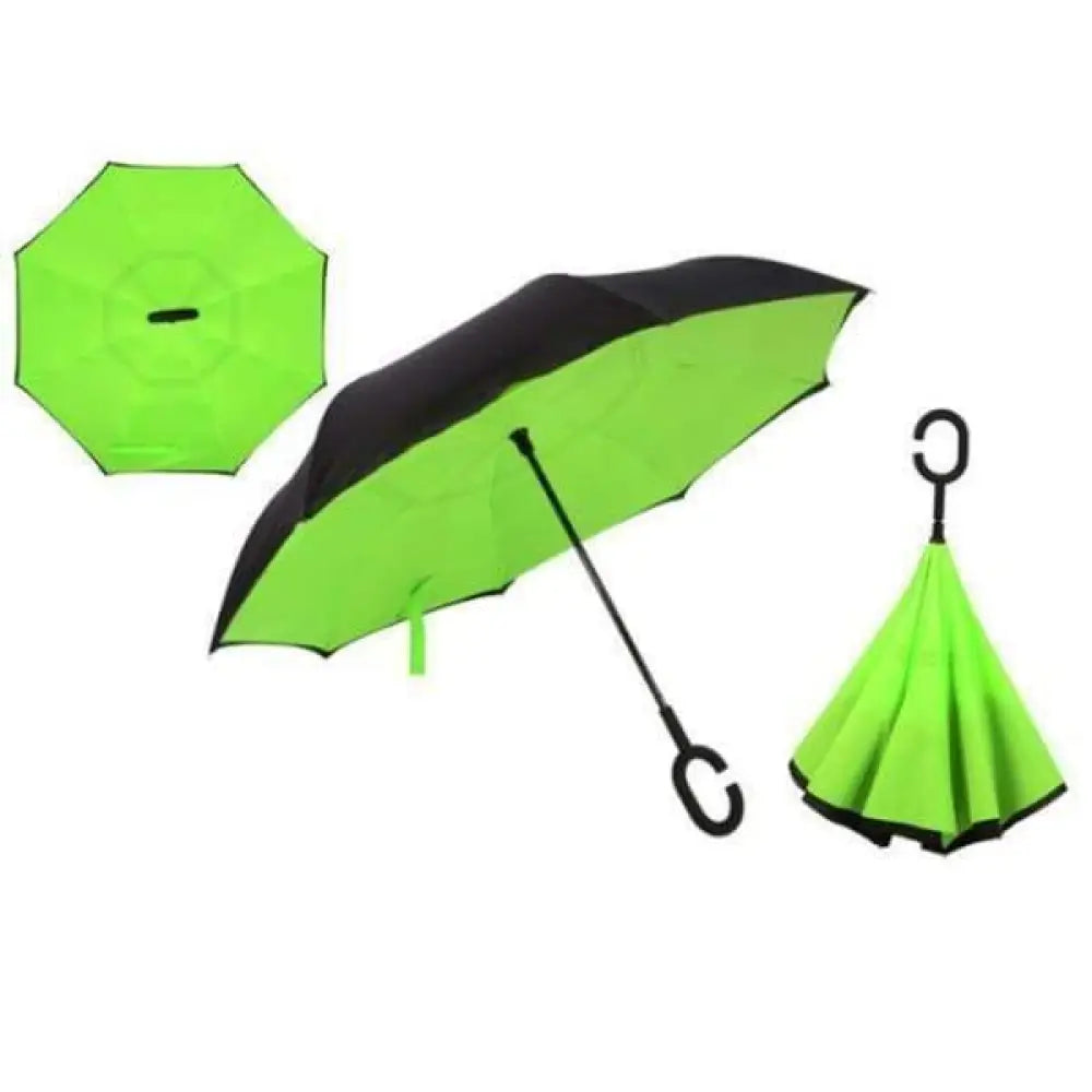 Upside Down Reverse Double Skin Umbrella – Windproof