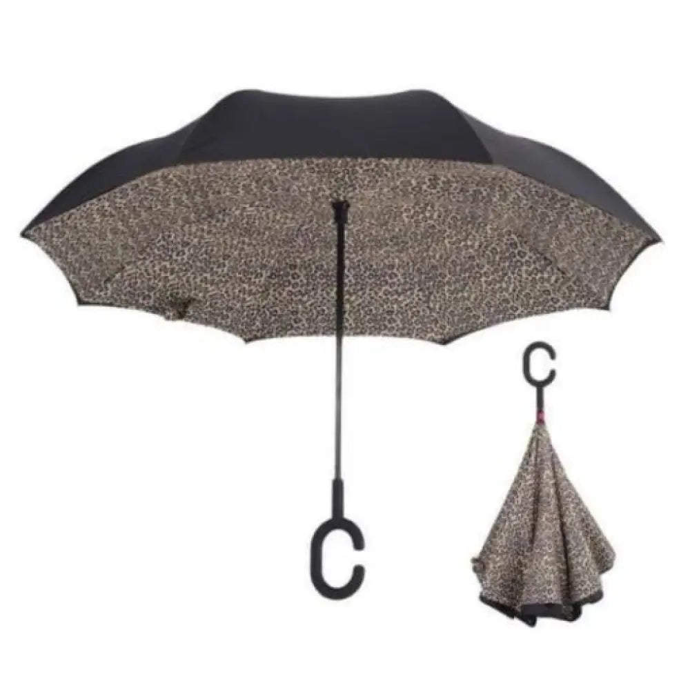 Upside Down Reverse Double Skin Umbrella – Windproof