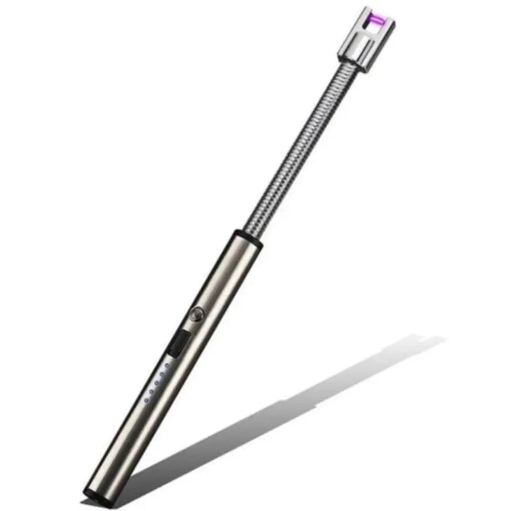 USB Electric Zinc Alloy Flameless Lighter – Windproof Arc