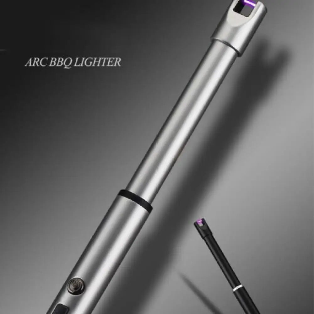 USB Electric Zinc Alloy Flameless Lighter – Windproof Arc