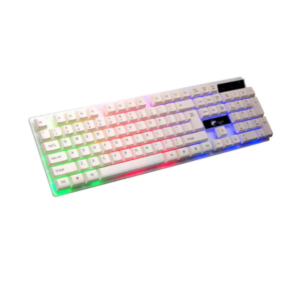 USB Glowing PC Wired Keyboard – HD UV Backlit Keys