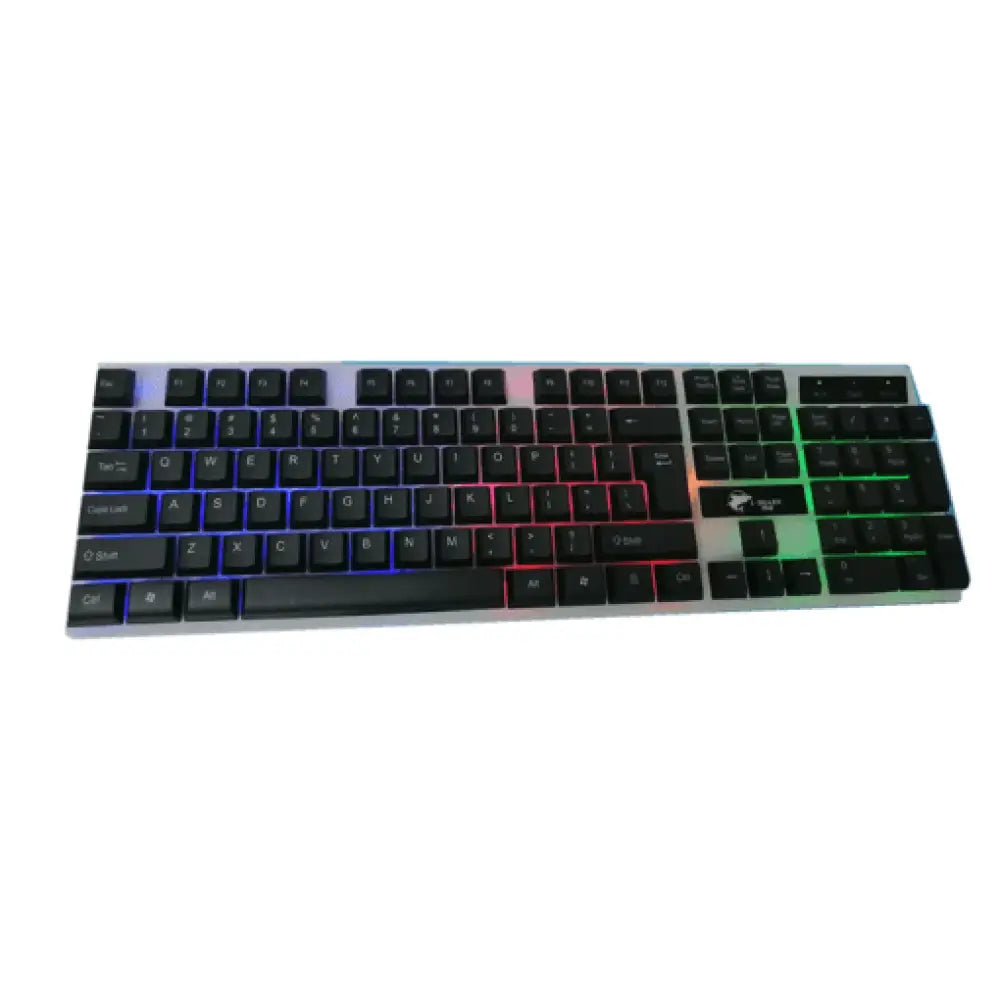 USB Glowing PC Wired Keyboard – HD UV Backlit Keys