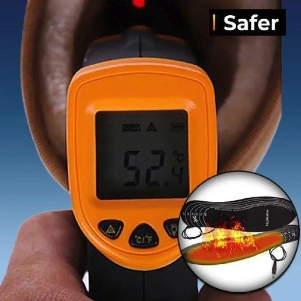 USB Heated Shoe Insoles – Rechargeable Electric Warming Insoles