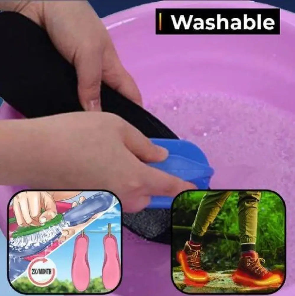 USB Heated Shoe Insoles – Rechargeable Electric Warming Insoles