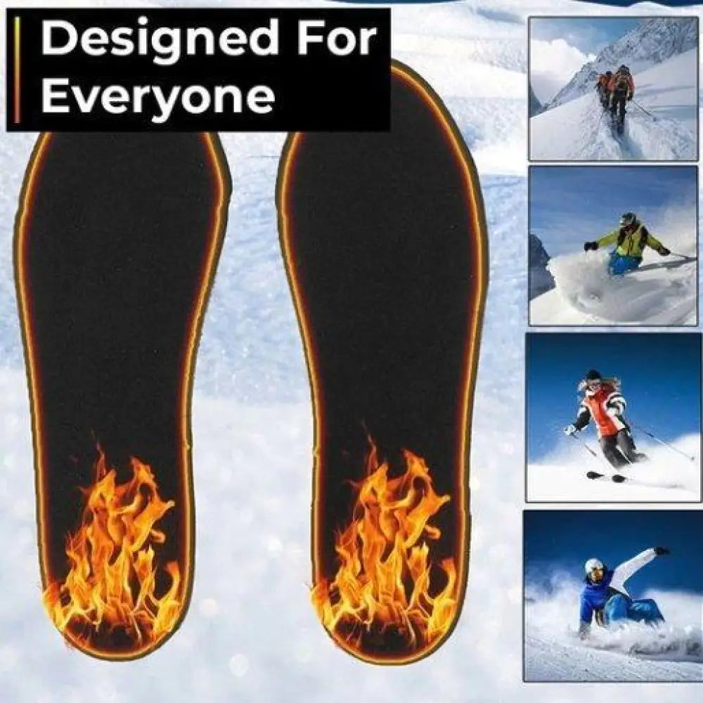 USB Heated Shoe Insoles – Rechargeable Electric Warming Insoles