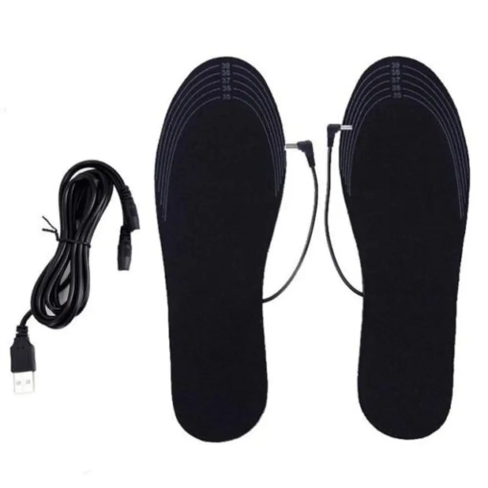 USB Heated Shoe Insoles – Rechargeable Electric Warming Insoles