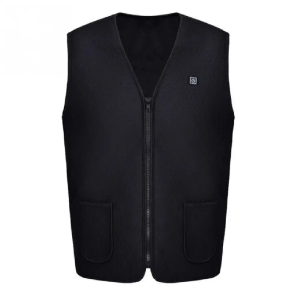 USB Heated Vest – 3-Level Carbon Fiber Electric Warming Vest