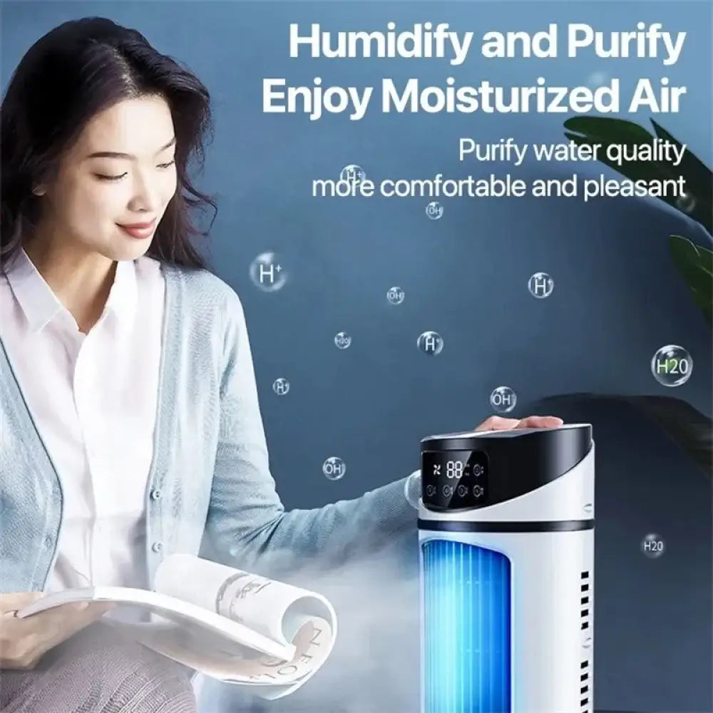 USB Mini Portable Air Conditioner – Personal Evaporative Cooler