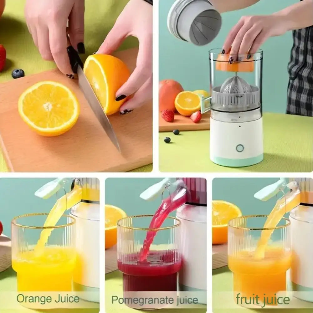 USB Rechargeable Automatic Citrus Juicer – 100W Electric