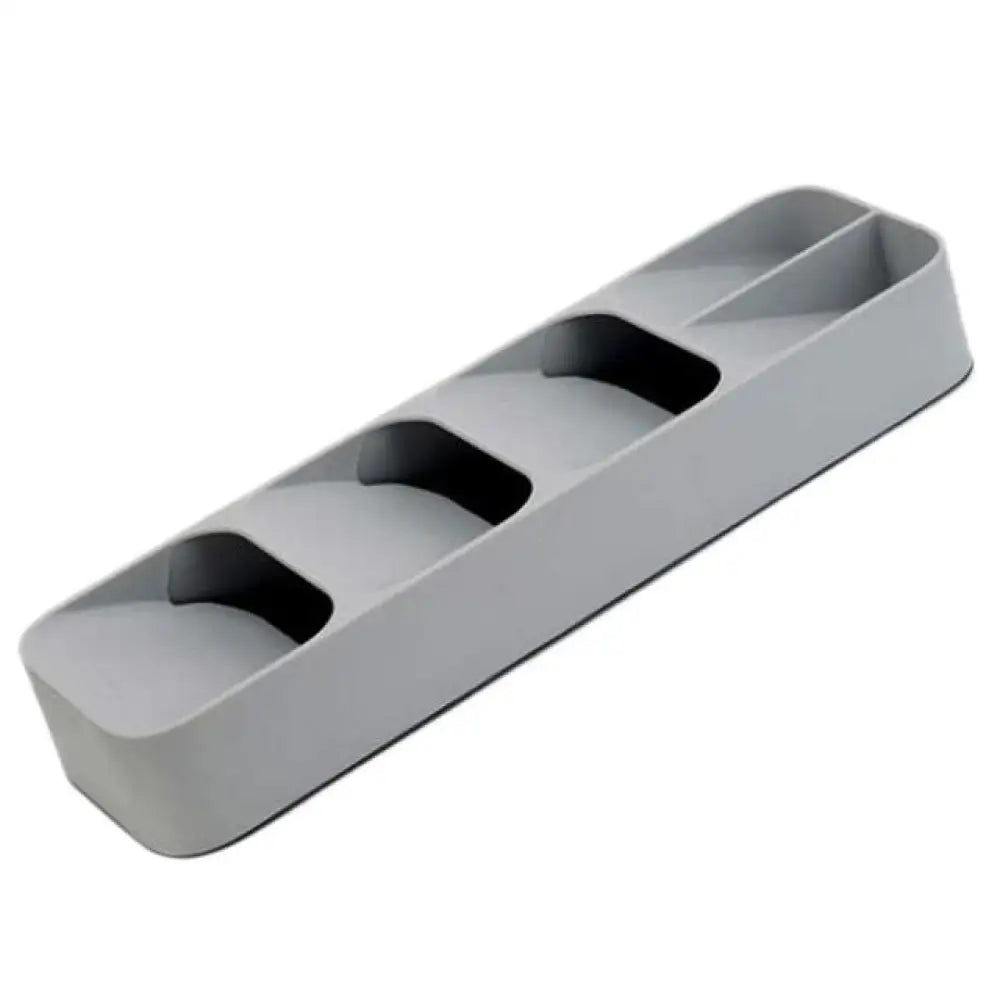 Space-Saving Utensil Separator Stacked Cutlery Drawer Organizer