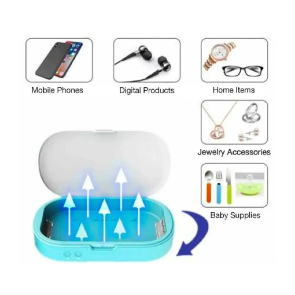 UV Light Phone Sanitizer Box – Kills 99.99% Bacteria in 5 Min
