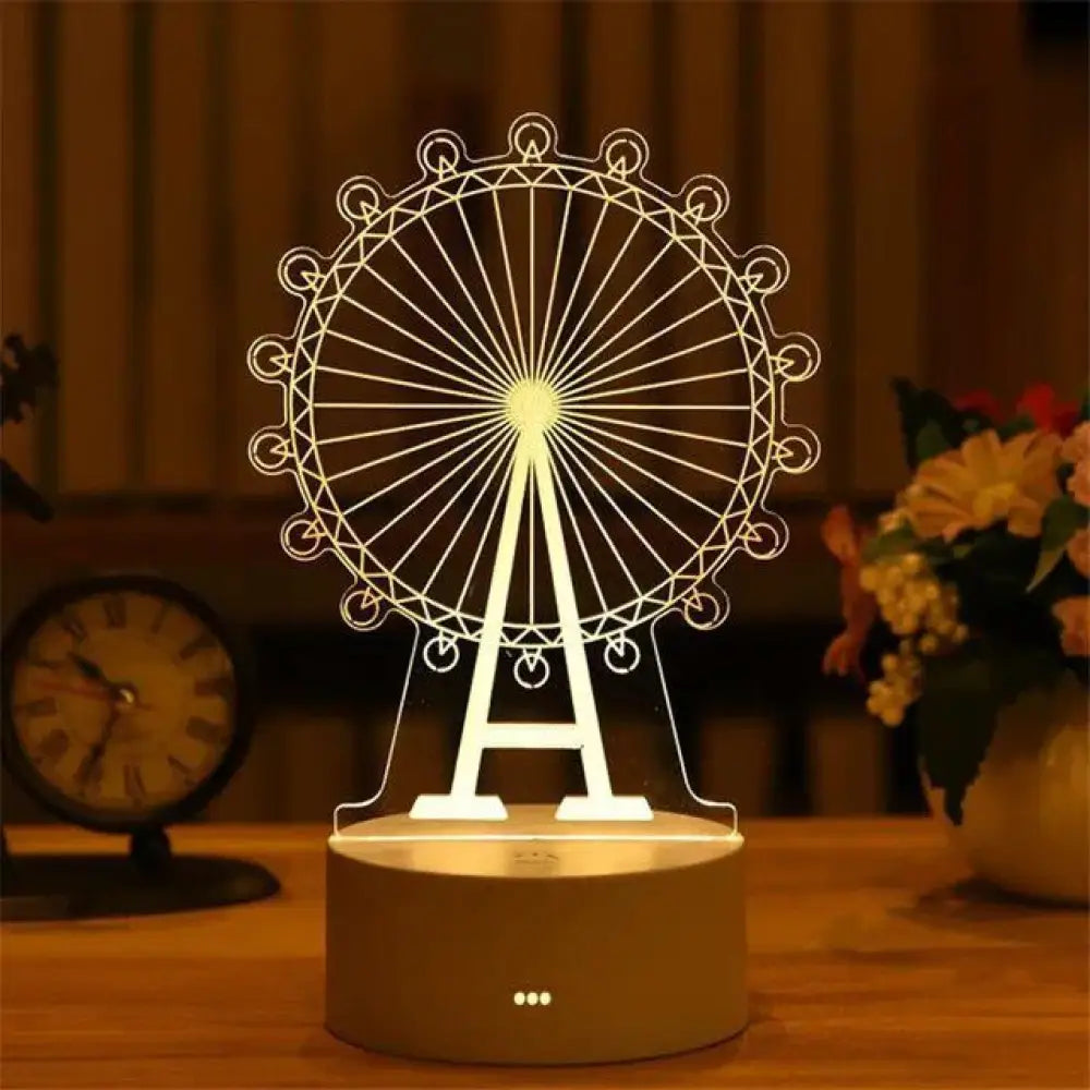 Valentine's Day Gift Birthday Anniversary Gifts Heart I Love You Acrylic LED Light