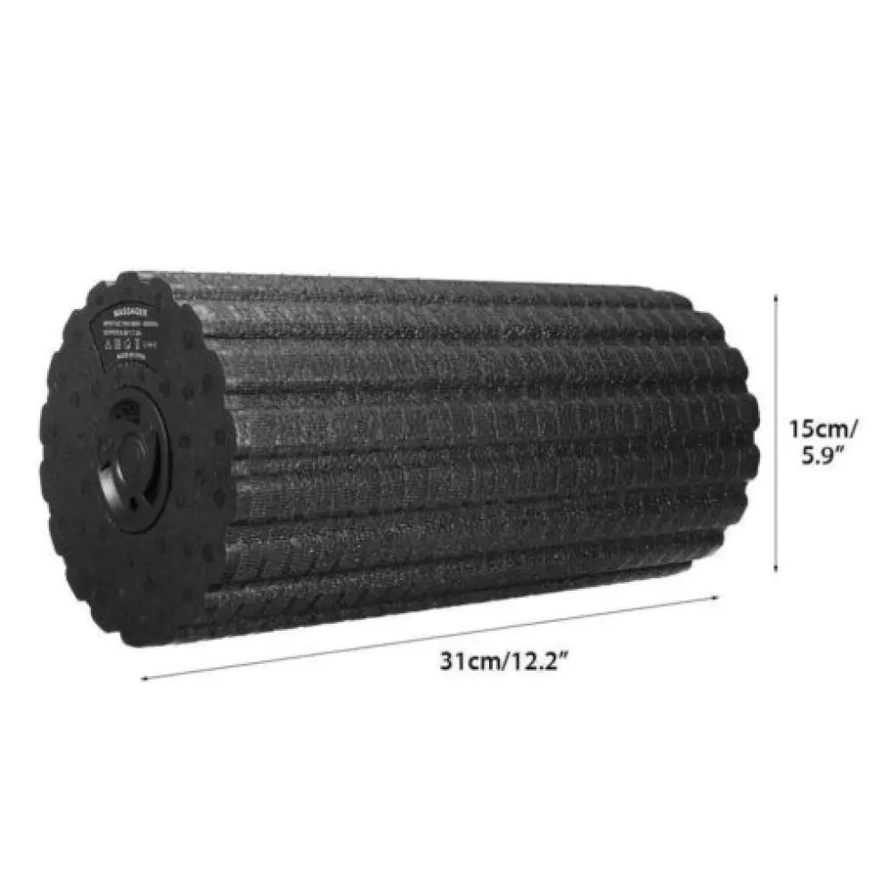 Vibrating Foam Roller Massager – 4-Speed Muscle Recovery Tool