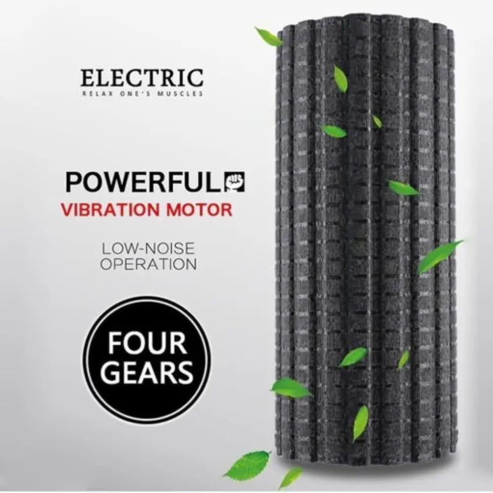 Vibrating Foam Roller Massager – 4-Speed Muscle Recovery Tool