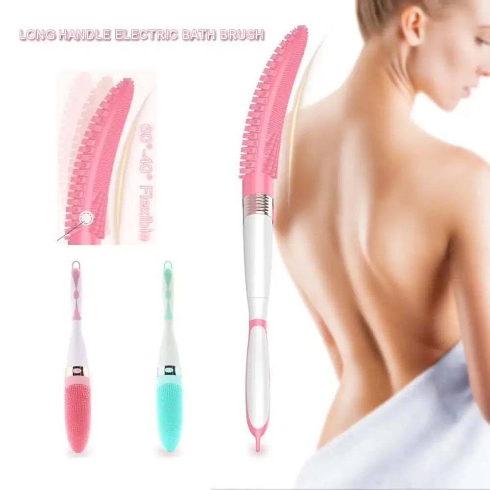 Vibrating Scrub Brush – 5-Speed Face & Body Cleansing Brush