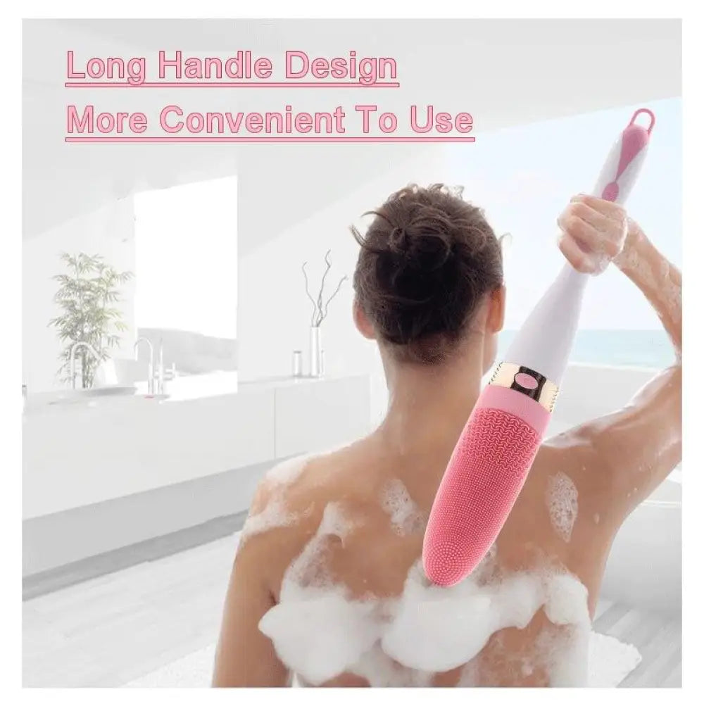 Vibrating Scrub Brush – 5-Speed Face & Body Cleansing Brush
