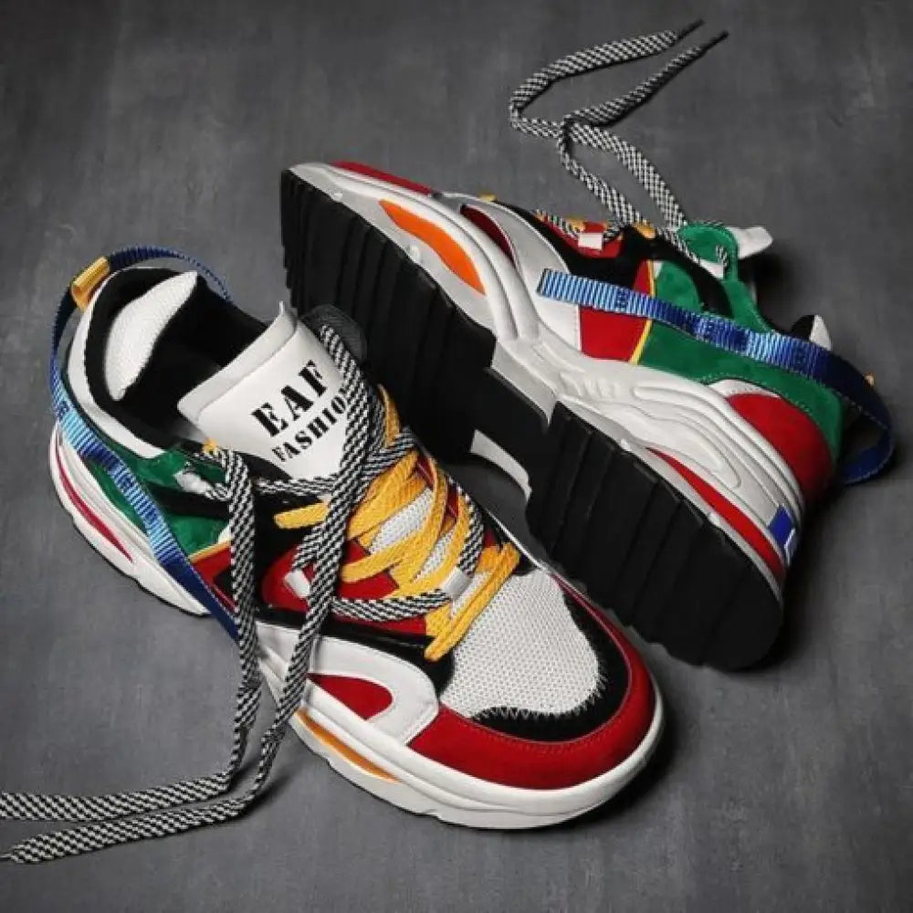 Vintage Dad Sneakers – Lightweight Breathable Men's Casual Shoes