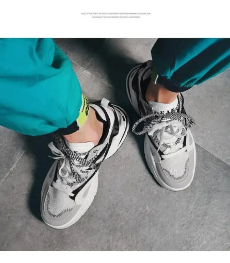 Vintage Dad Sneakers – Lightweight Breathable Men's Casual Shoes