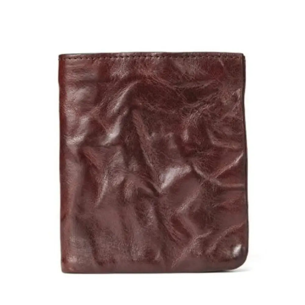 Vintage Style Leather Wallet – Slim Minimalist Card Holder