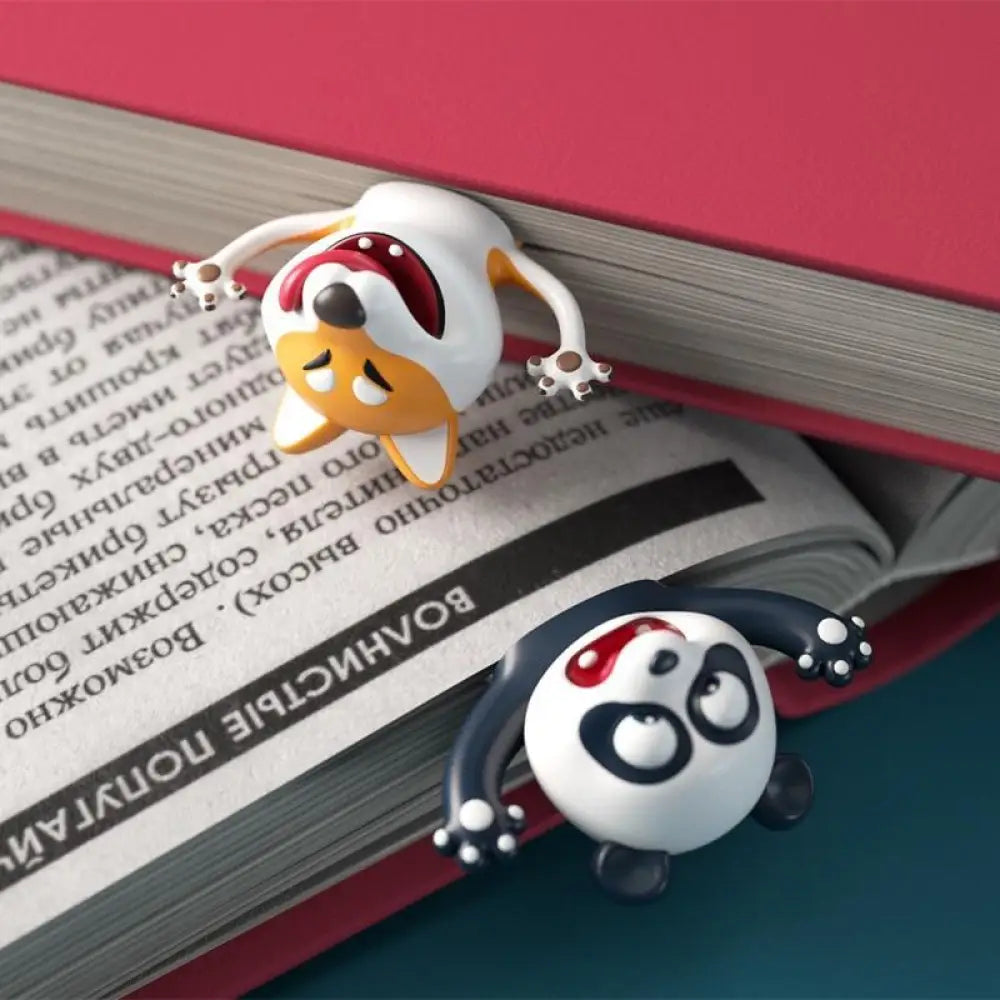 Wacky 3D Animal Bookmark Palz – Fun PVC Reading Bookmarks