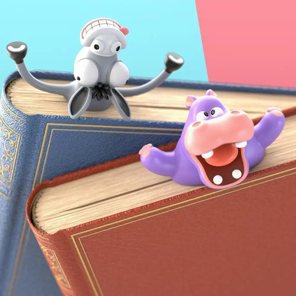 Wacky 3D Animal Bookmark Palz – Fun PVC Reading Bookmarks