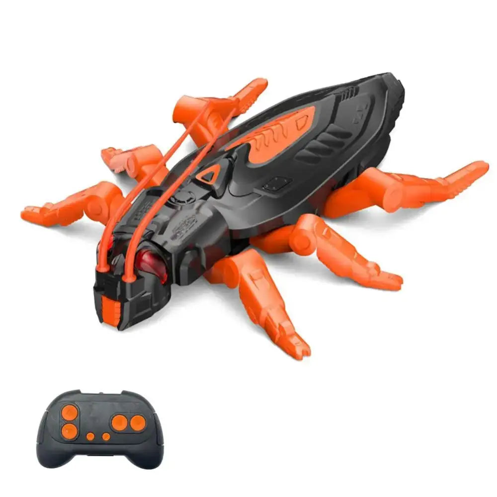 Wall Climbing RC Gecko Toy Electric Remote Control Lizard Car with LED Eyes