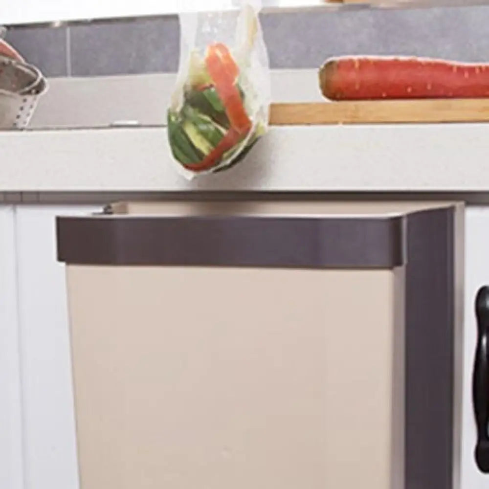 Wall-Mounted Foldable Trash Bin – 9L Expandable Kitchen Bin