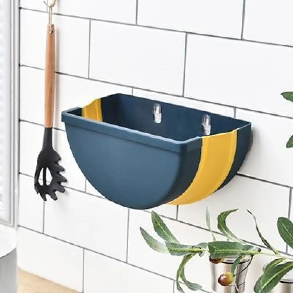 Wall-Mounted Folding Garbage Bin – Space-Saving Kitchen Trash