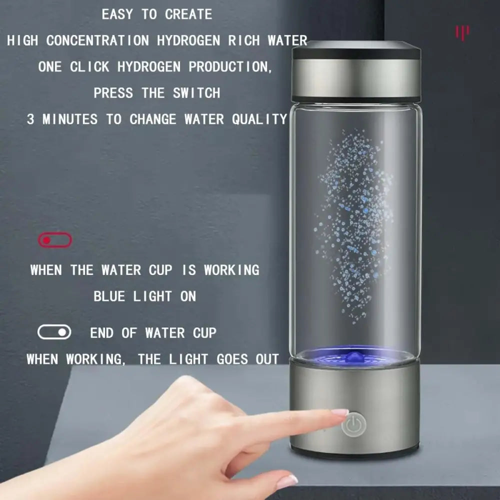 Hydrogen Water Detoxifier Bottle