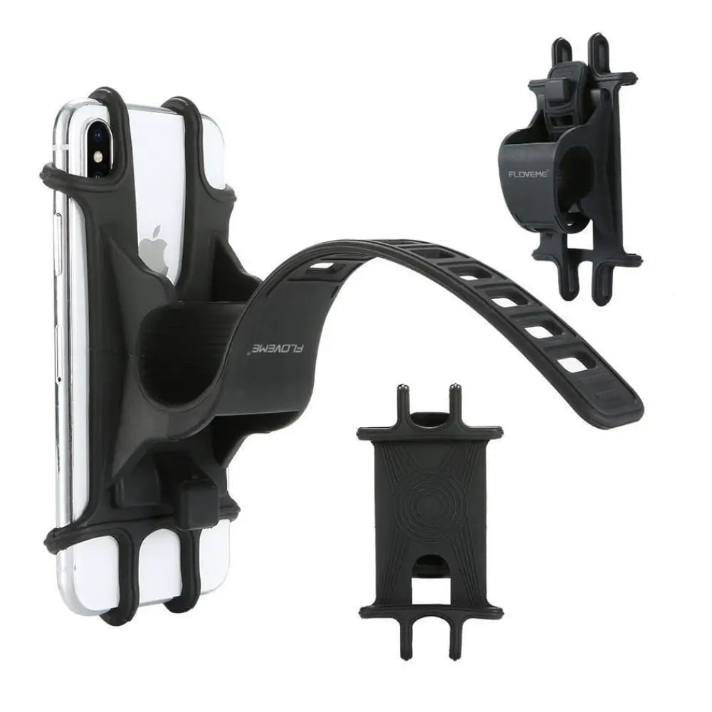 Waterproof Bike Phone Holder – GPS Mount, Silicone Net Grip