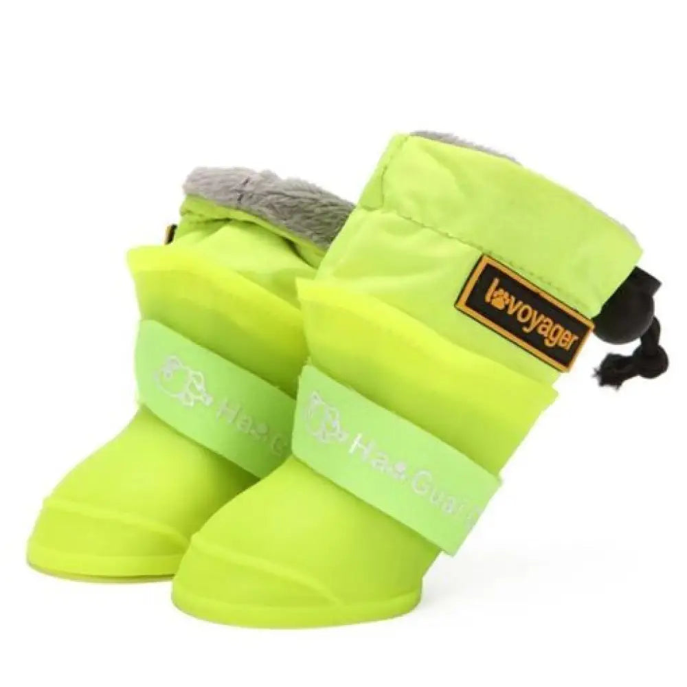 Waterproof Dog Rain Boots – Silicone Fleece