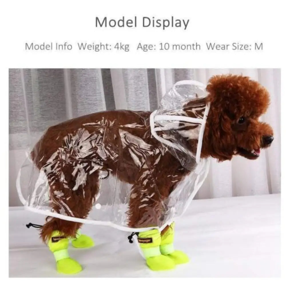 Waterproof Dog Rain Boots – Silicone Fleece