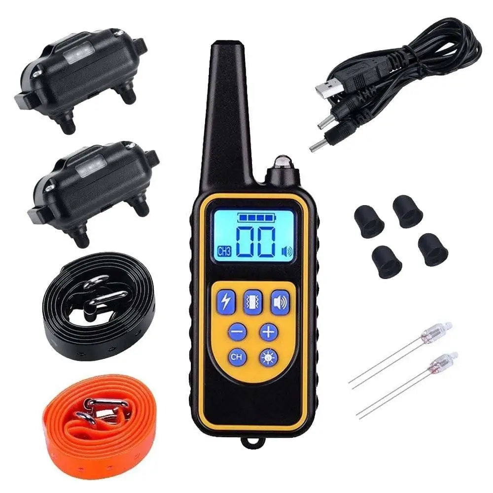 Waterproof Dog Training Collar – 2600FT, 4 Modes, 1–3 Dogs