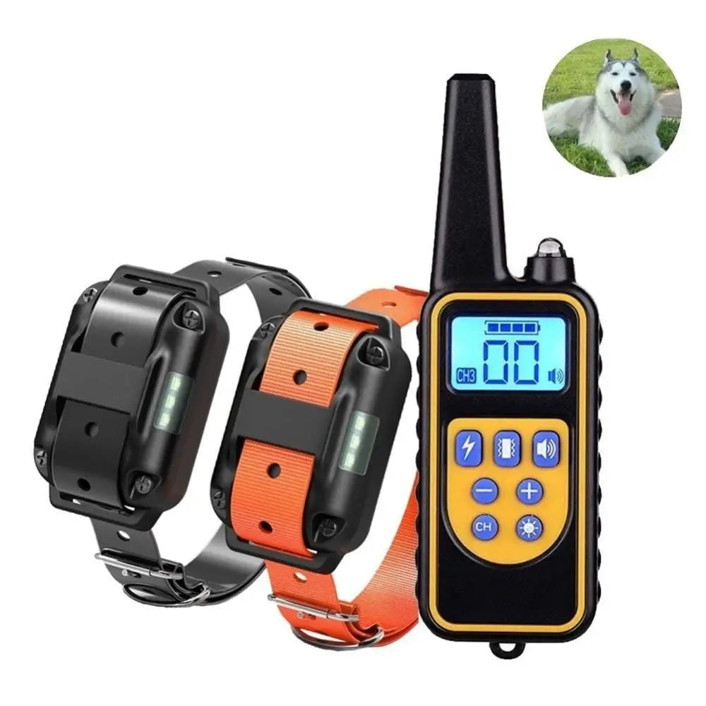 Waterproof Dog Training Collar – 2600FT, 4 Modes, 1–3 Dogs