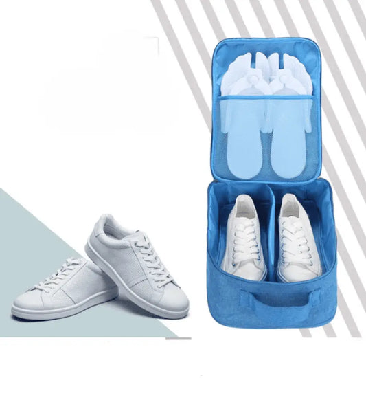 Waterproof Foldable 3-in-1 Travel Shoe Bag