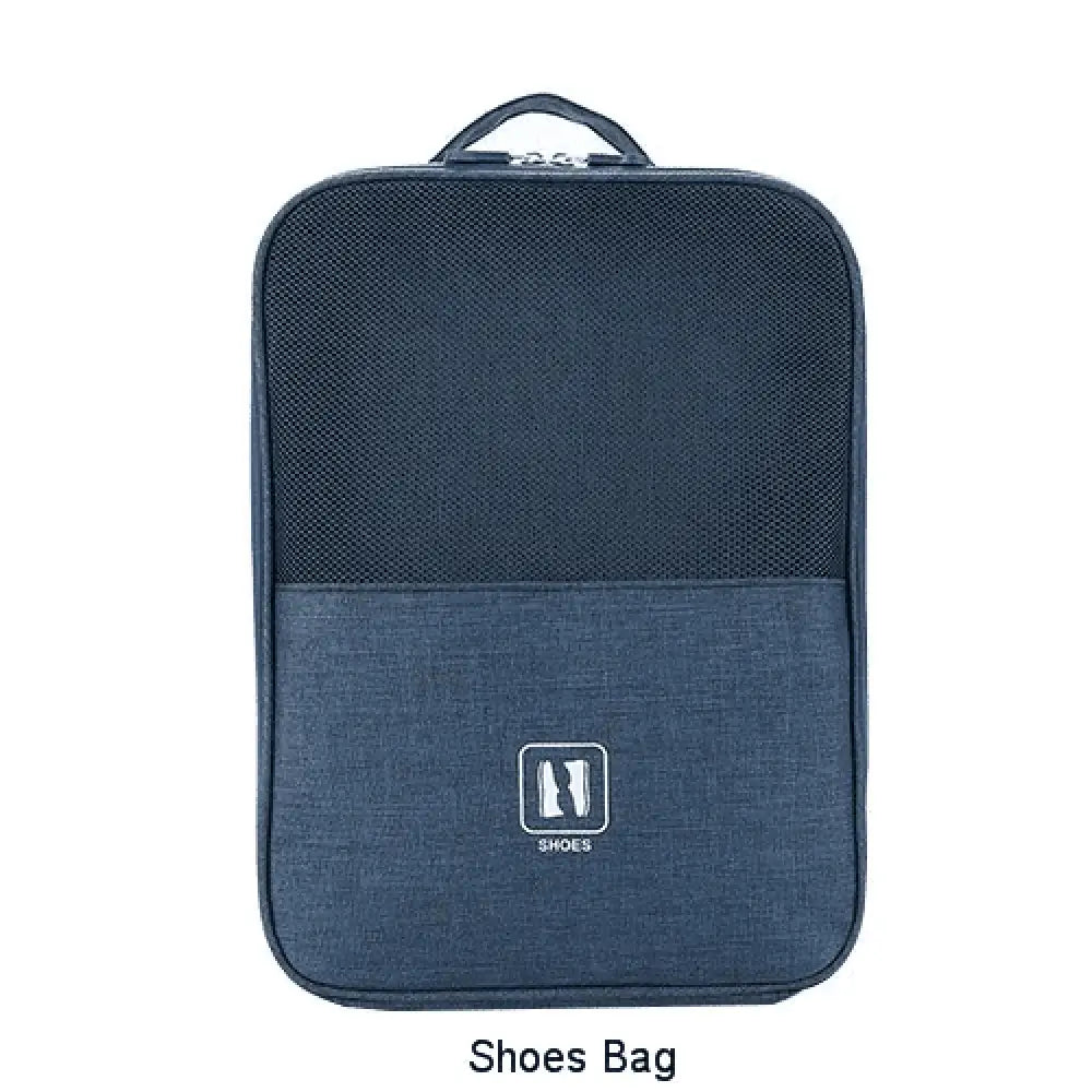 Waterproof Foldable 3-in-1 Travel Shoe Bag