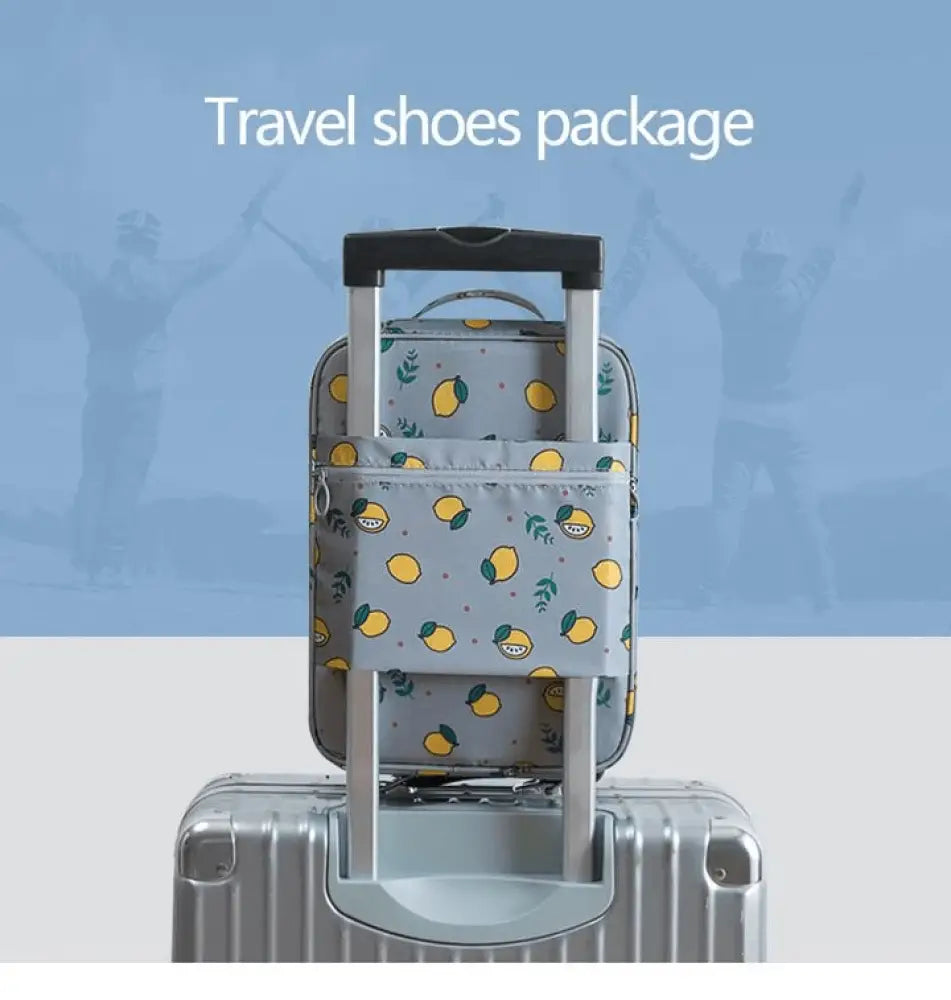 Waterproof Foldable 3-in-1 Travel Shoe Bag