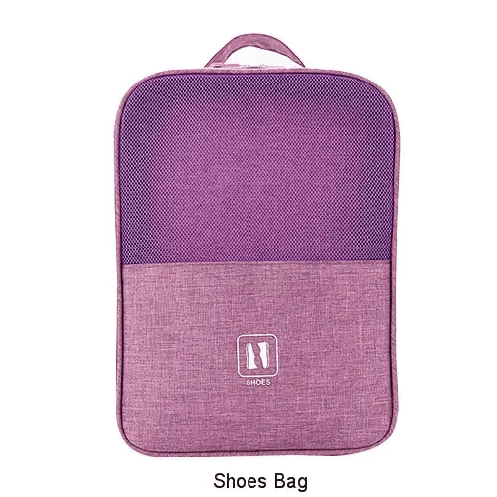 Waterproof Foldable 3-in-1 Travel Shoe Bag