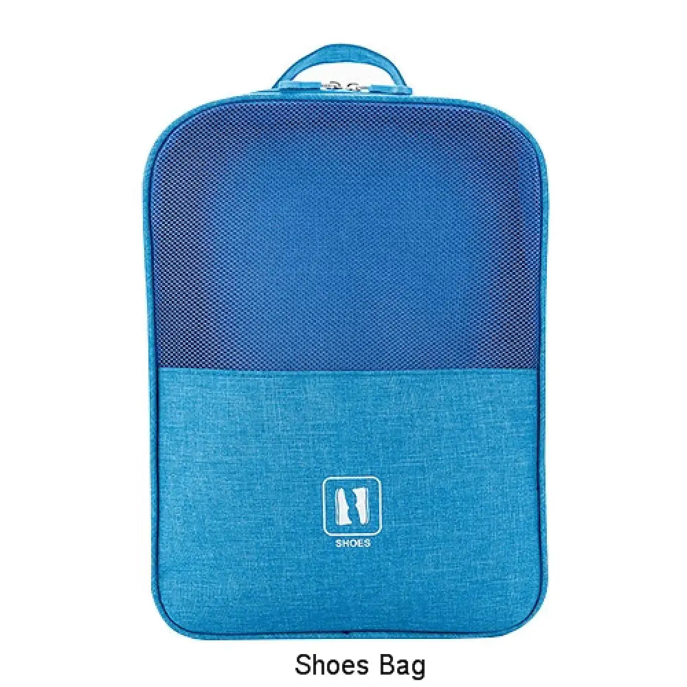 Waterproof Foldable 3-in-1 Travel Shoe Bag