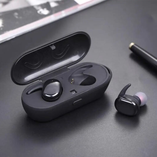 Waterproof Mini Wireless Earbuds – Bluetooth, Sweat-Proof